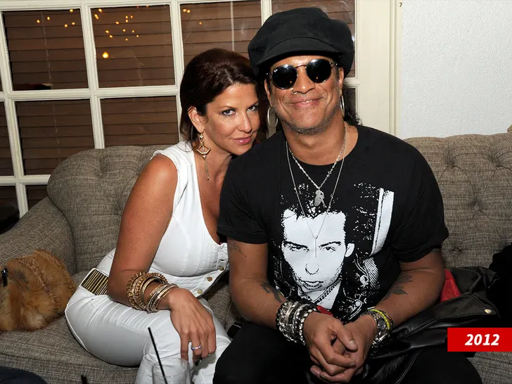 Slash and Perla Ferrar Getty 1