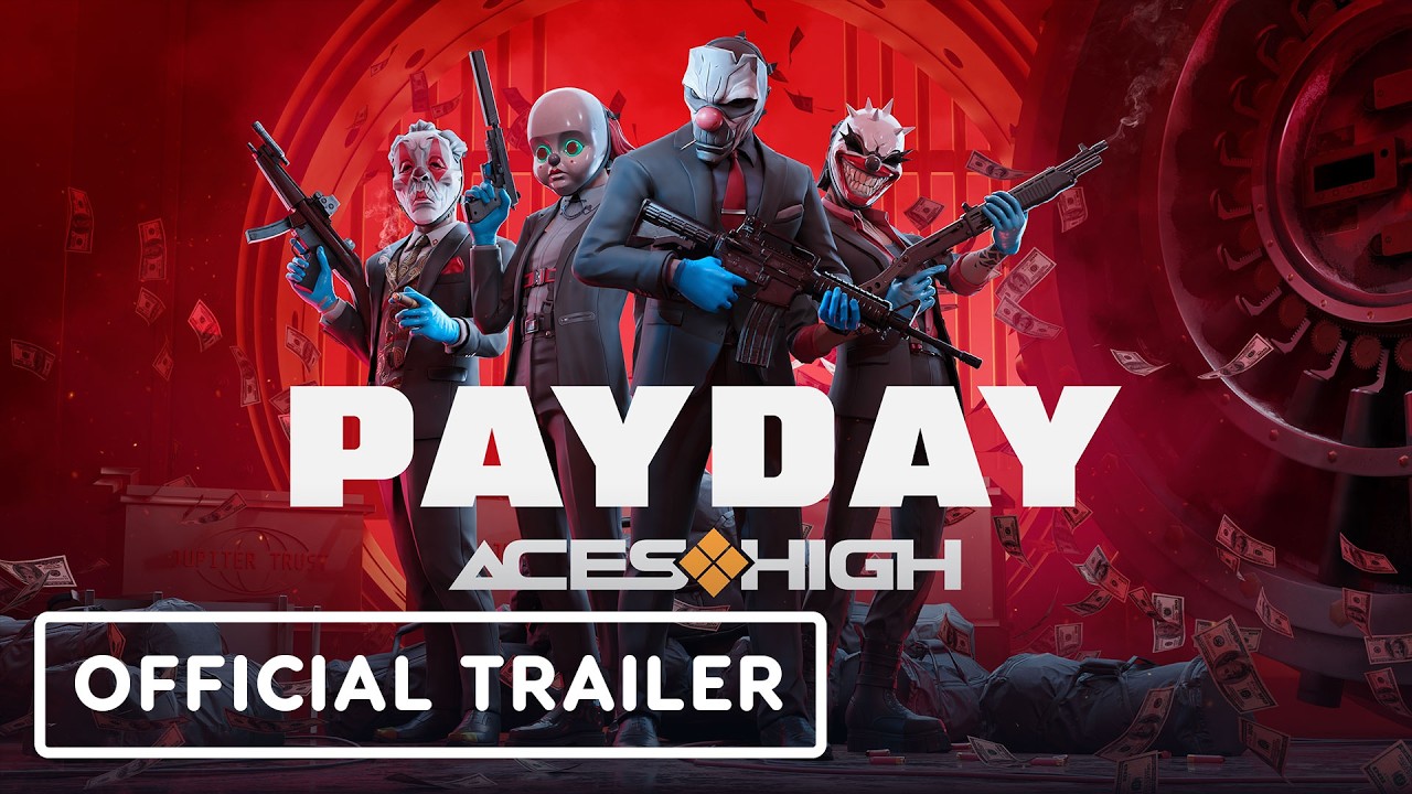 PAYDAY: Aces High - Official Gameplay Trailer | VR Games Showcase August 2026 - YouTube