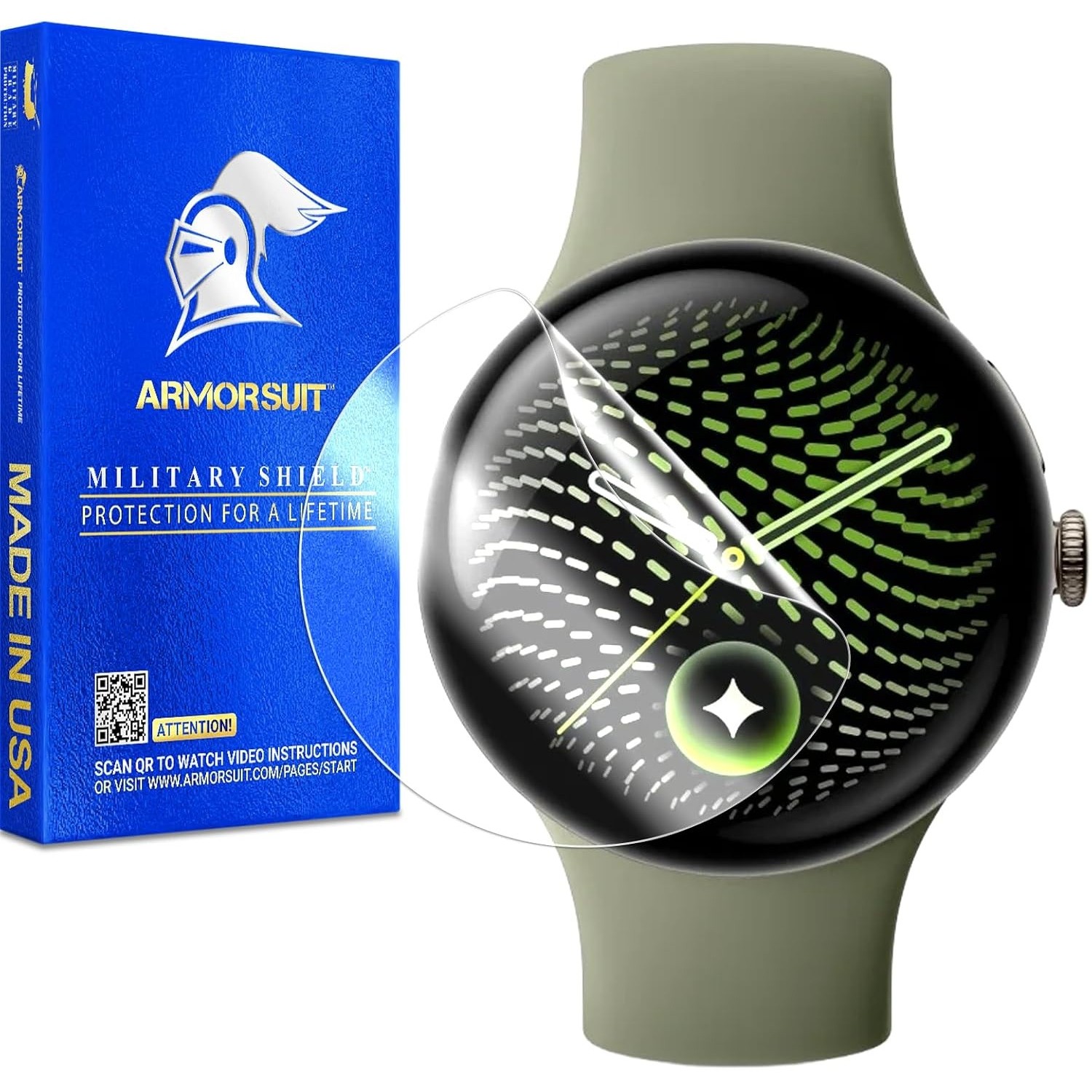 ArmorSuit 6 Pack for Google Pixel Watch 5 45mm Screen Protector MilitaryShield HD Clear TPU Film