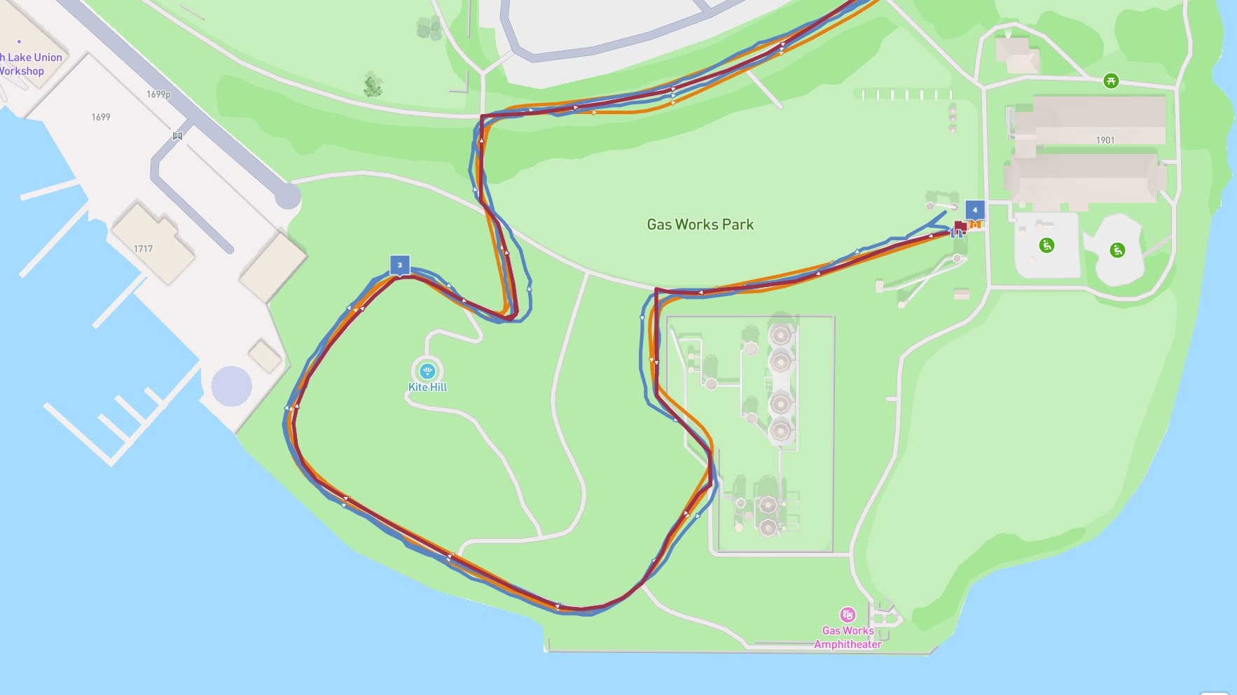 Comparing map and positioning data between the Galaxy Watch 9 and Garmin Cirqa