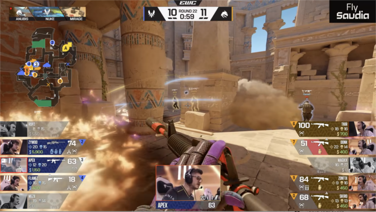 Legacy Stuns Major-Champion Falcons 2-0 Again at EWC CS2 Quarterfinals