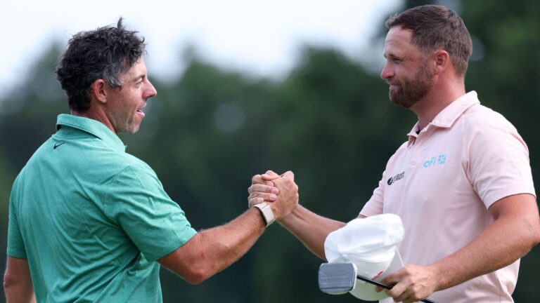 BMW Championship: Rory McIlroy third as Wyndham Clark blows big lead before closing out PGA Tour victory | Golf News