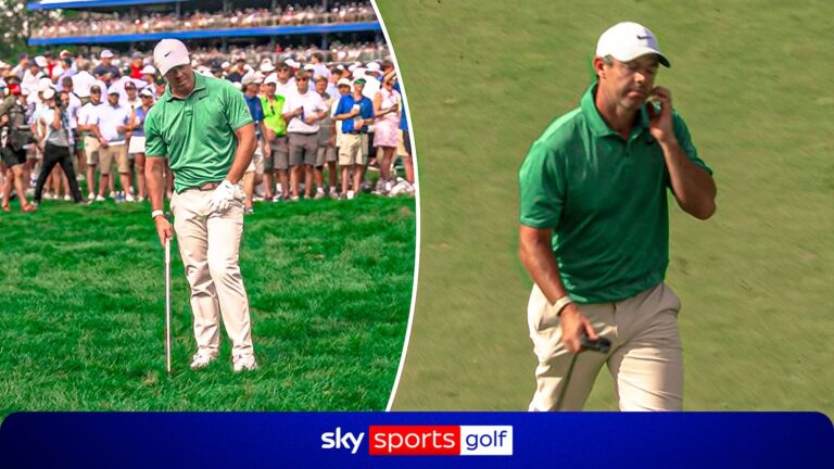 Bunker to bunker! Rory's 'terrible mistake' on 17th ends BMW Championship charge!