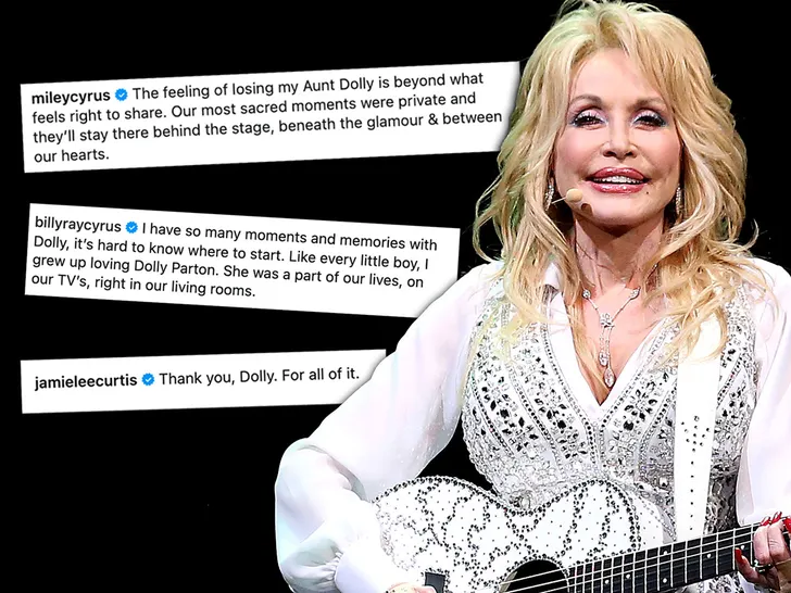 Celebs React to Dolly Parton’s Death