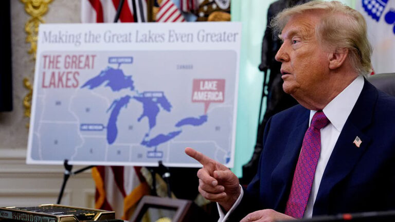 'Preposterous': Lawmakers Reject Trump's Renaming of Lake Ontario Amid U.S.-Canada Trade War