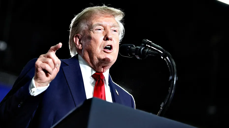 President Donald Trump speaks