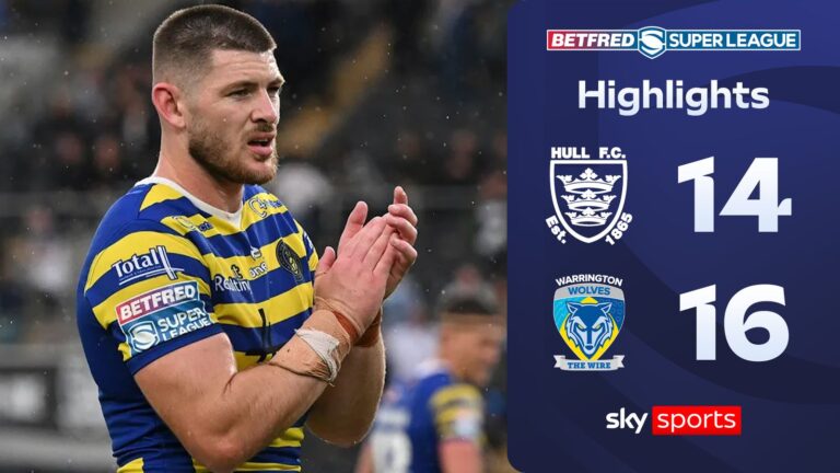 Warrington continue winning streak after edging Hull FC and booking play-off spot!