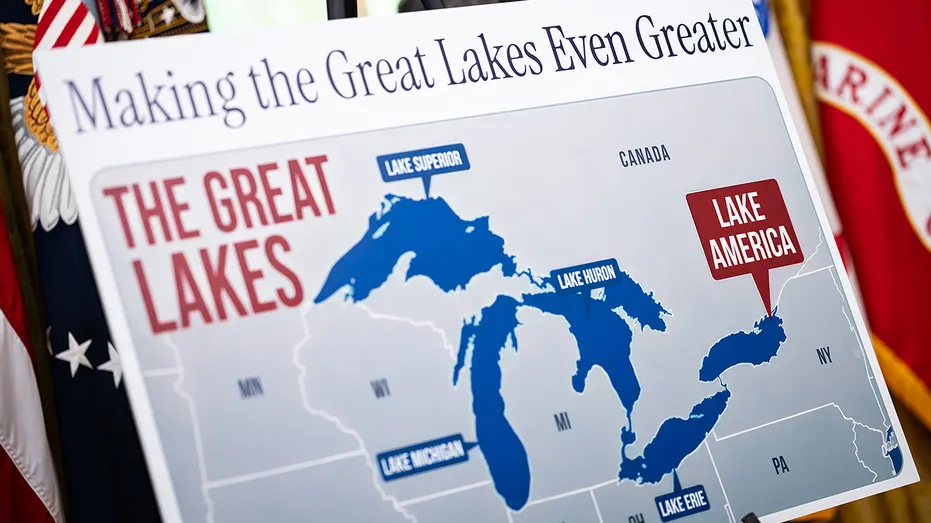 "Making the Great Lakes Even Greater" signage