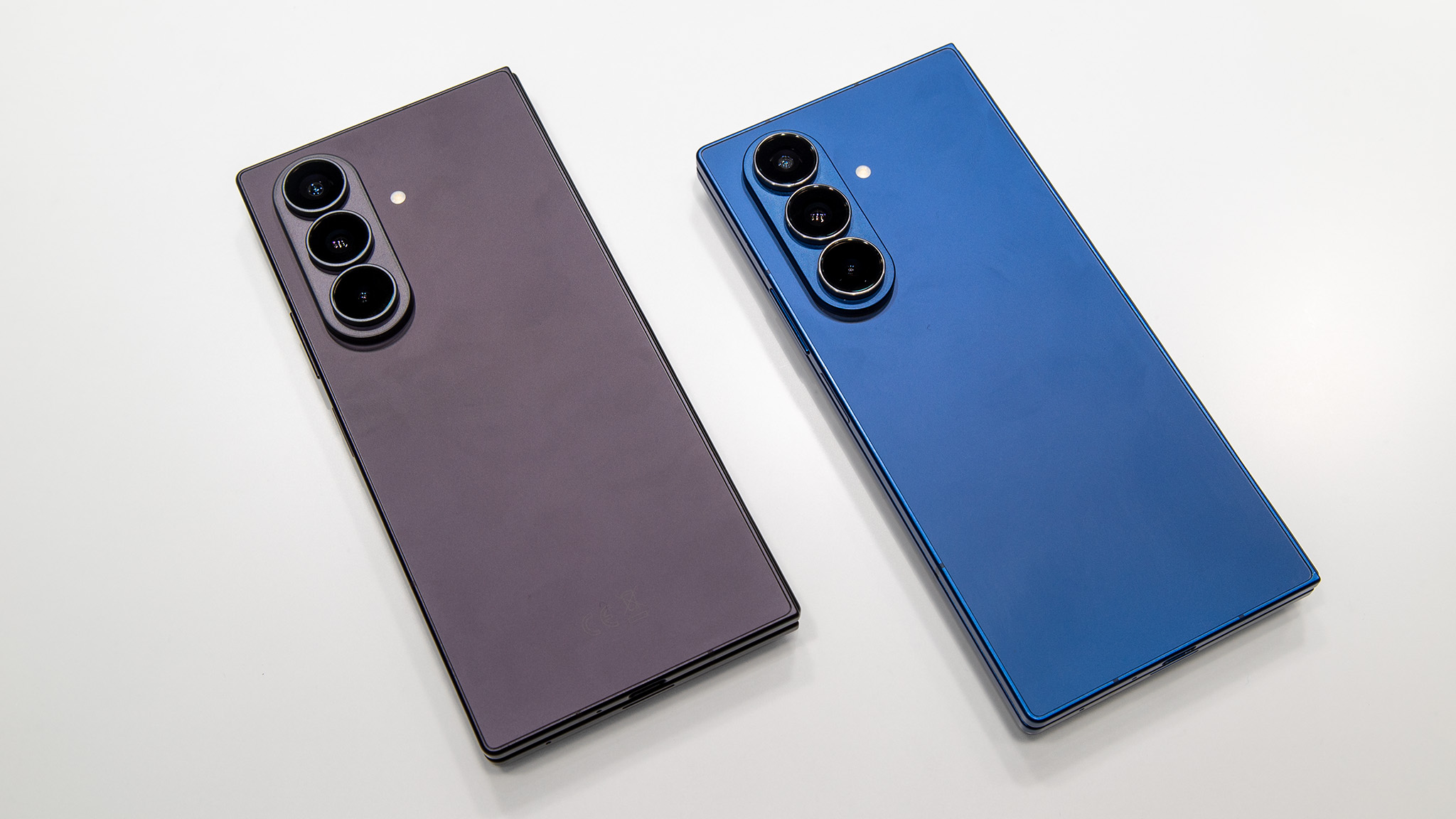 Comparing the Samsung Galaxy Z Fold 7 with the Z Fold 8 Ultra at a hands-on event