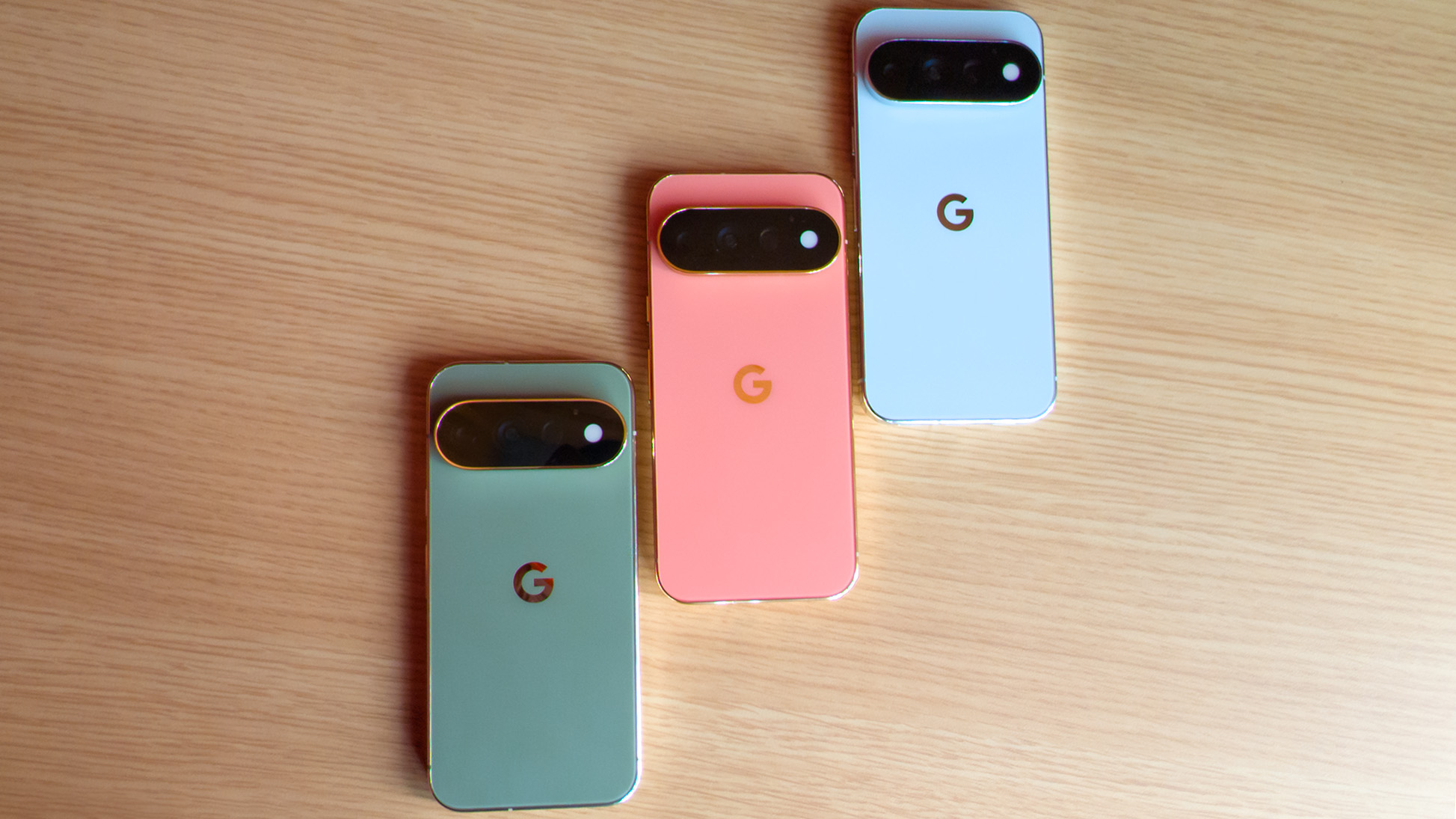 All three Google Pixel 11 Pro colors