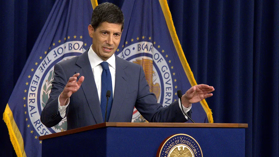 Fed Chair Kevin Warsh speaks at a press conference