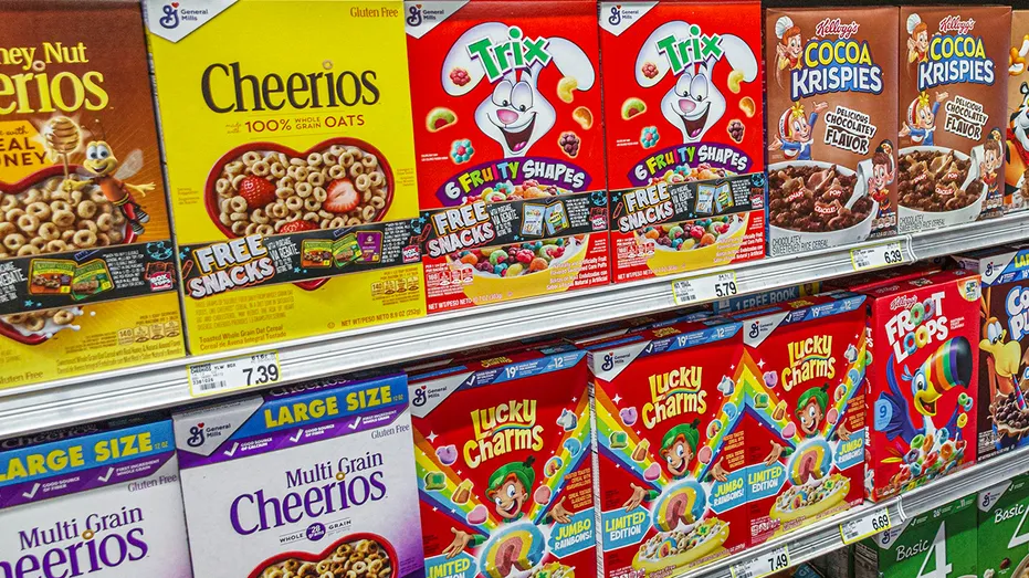 Cereal boxes