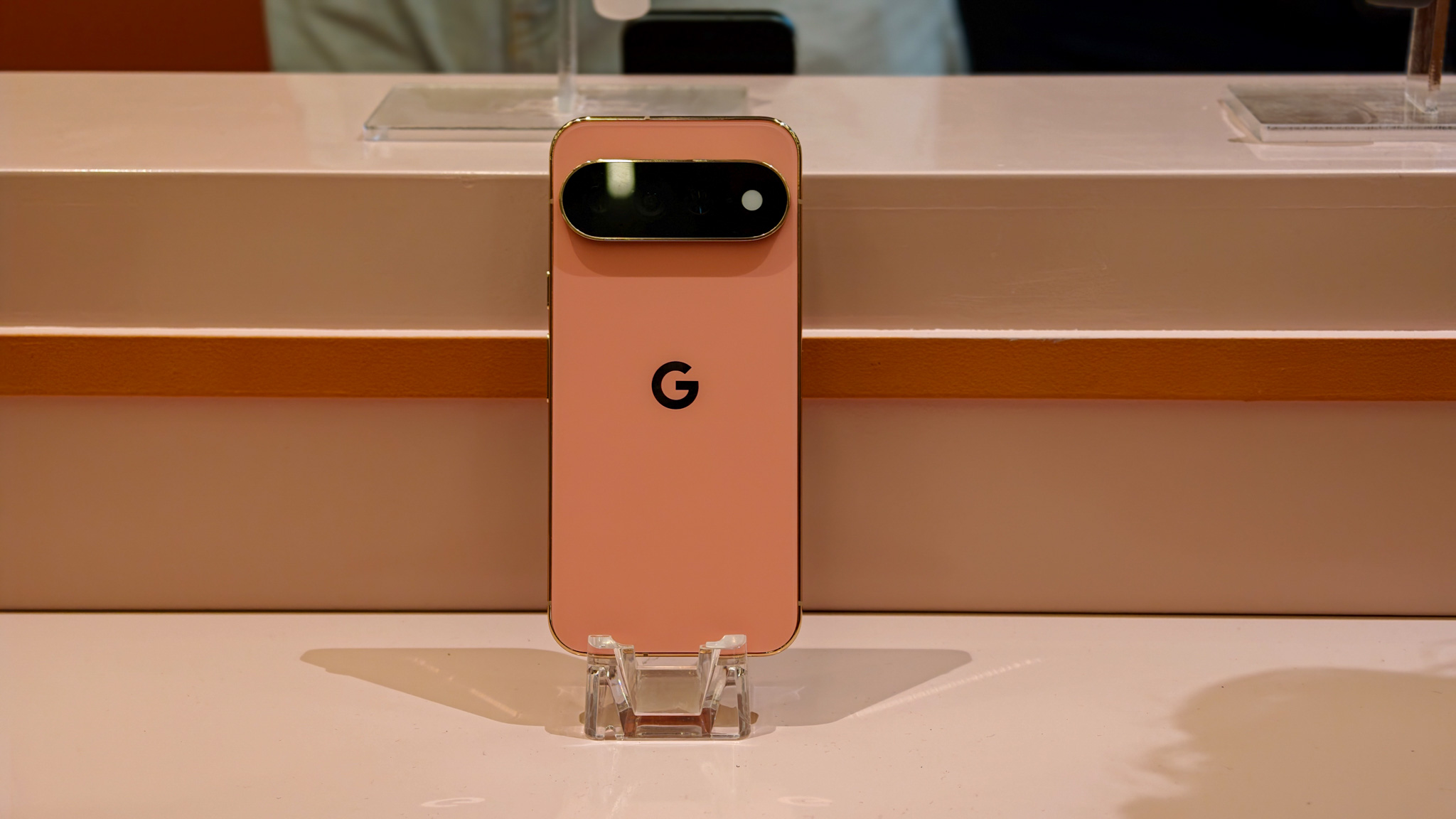 Using the Pixel 11 Pro XL at Google's launch event