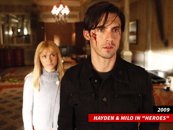 sub Milo Ventimiglia Hayden Panettiere heroes getty 3