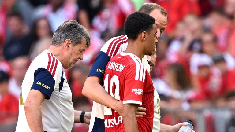 Musiala also collapsed during last Saturday's friendly against RB Leipzig