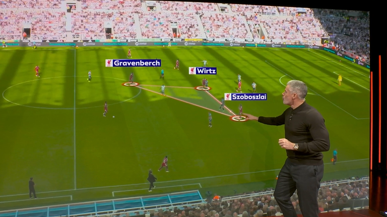 Jamie Carragher highlights the Liverpool midfield against Newcastle