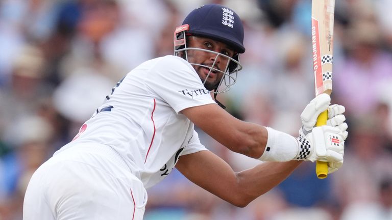 England opener Emilio Gay was twice out for a duck batting in Beckenham