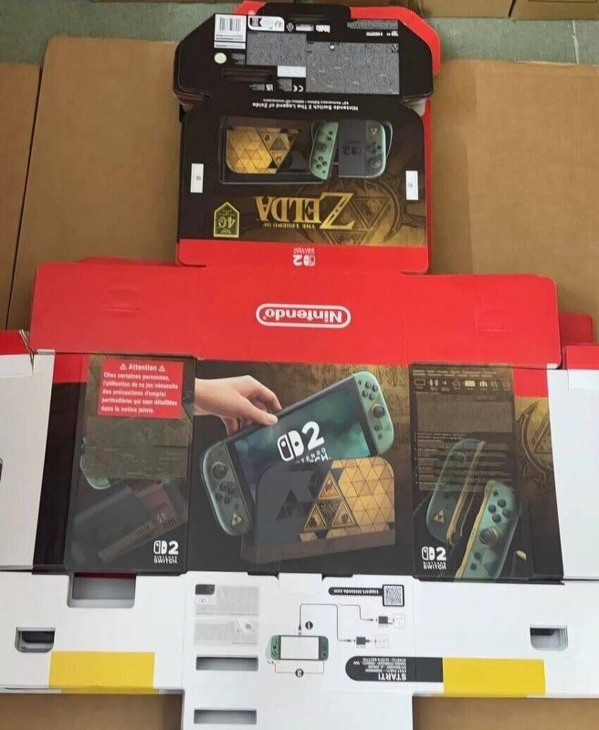 Nintendo Switch 2 console Zelda edition