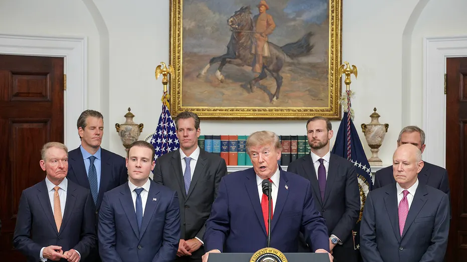 President Trump speaks at crypto event