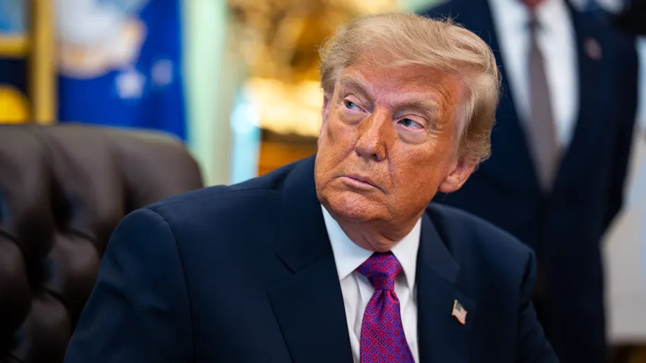 President Donald Trump in the Oval Office of the White House