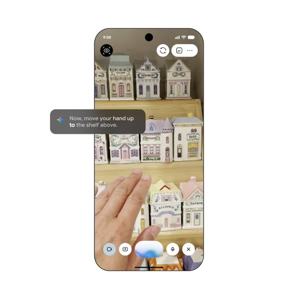 Google's "Guided Vision" relies on Gemini Live to look through a user's camera to help them find items, read the fine print on a package, or find their way in low-light situations.