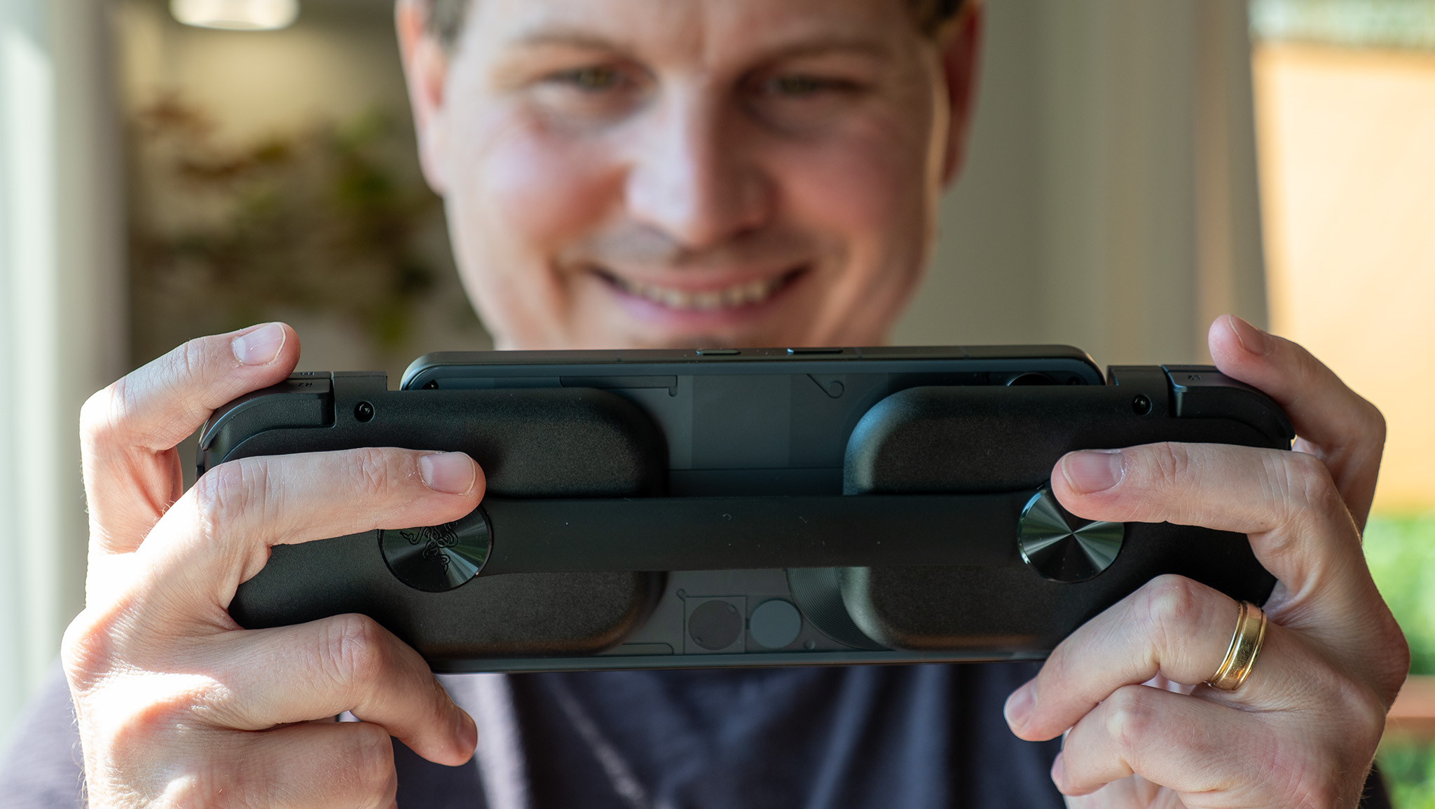 Playing games on a Nothing Phone 3 using a Razer Prio controller