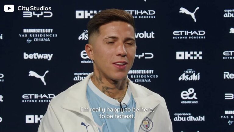 'We're going to win lots together' | Enzo gives first interview since joining Man City.