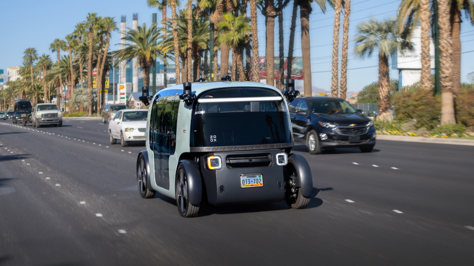Zoox robotaxi in Las Vegas