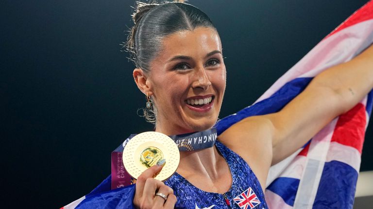 Hunt won four gold medals at the European Athletics Championships in Birmingham this summer
