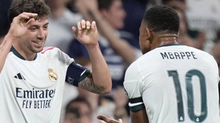Mbappe and Valverde on target as Real Madrid beat Inter Milan