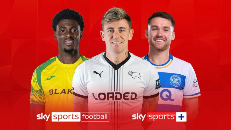 Norwich, Derby & QPR in action – Championship LIVE on Sky!