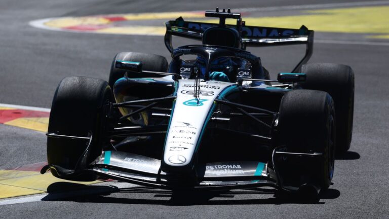 Spanish GP: George Russell tops first practice at new Madring as Lewis Hamilton frustrates other drivers | F1 News