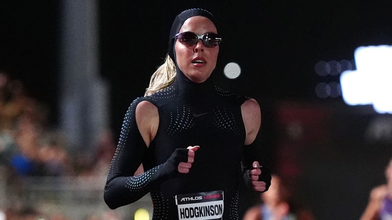 Keely Hodgkinson dominated the 800m at Athlos in London (PA Images)