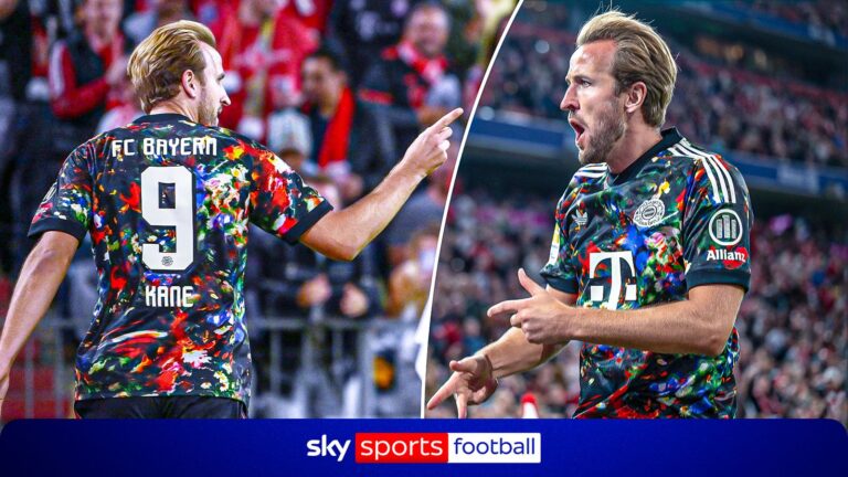 HISTORY! Kane becomes quickest player to reach 100 Bundesliga goals!