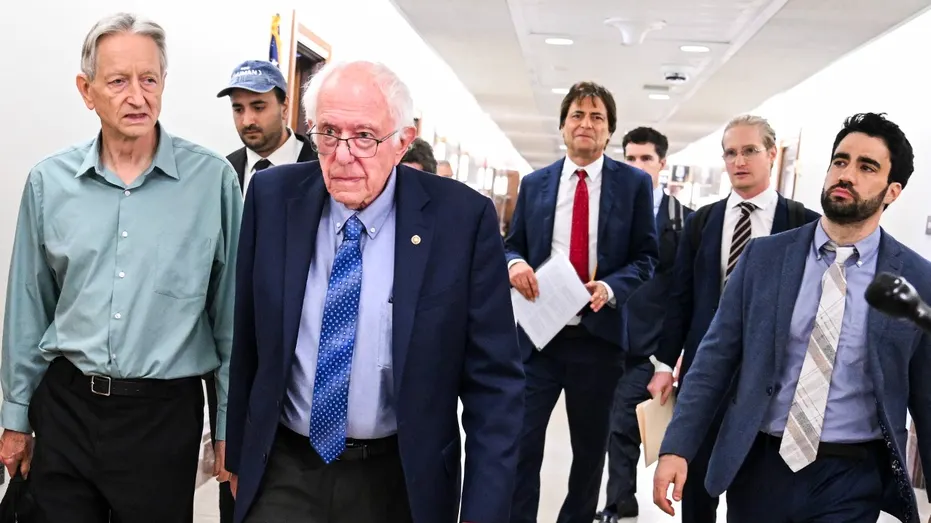Max Tegmark and Bernie Sanders