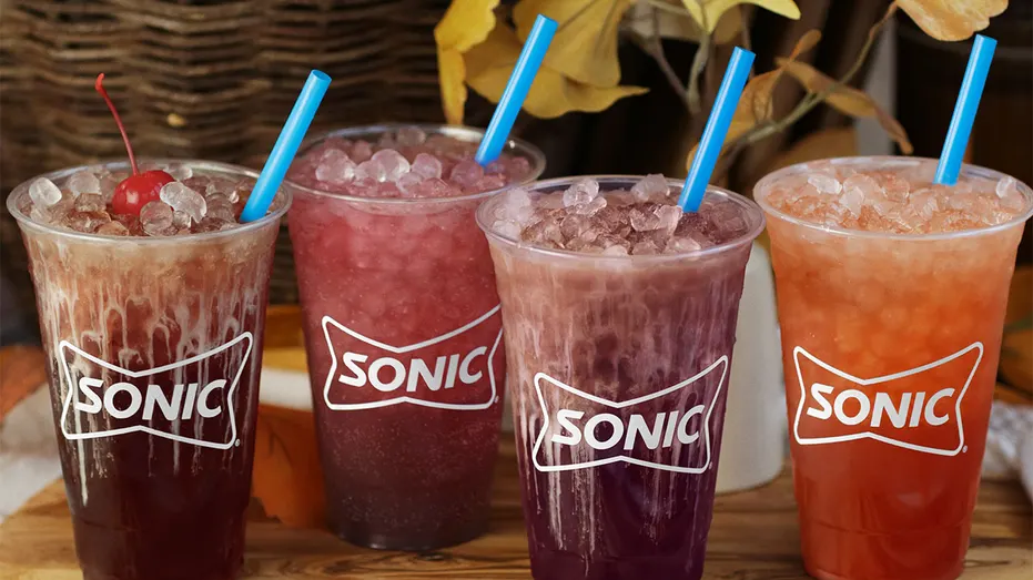 Sonic seasonal beverages featured in the chain's Hotumn campaign with customizable drinks