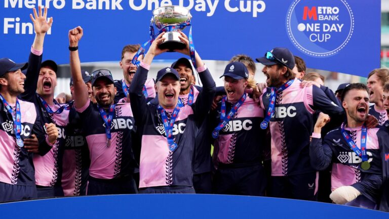 Metro Bank One Day Cup men’s final: Middlesex beat Leicestershire Foxes to end 36-year List A trophy wait | Cricket News