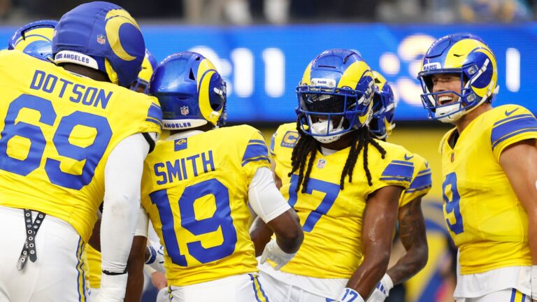 New York Giants 6-28 Los Angeles Rams: Matthew Stafford, Davante Adams star for Super Bowl favourites in statement win | NFL News