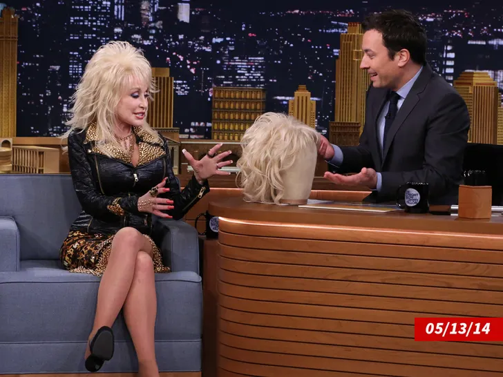dolly parton on jimmy kimmel live getty
