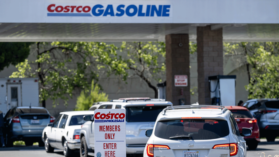 Costco gas station in Vallejo, Calif.