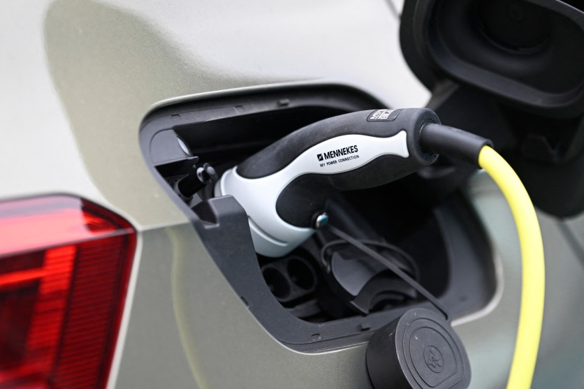 charging station electric cars pictured shopping mall