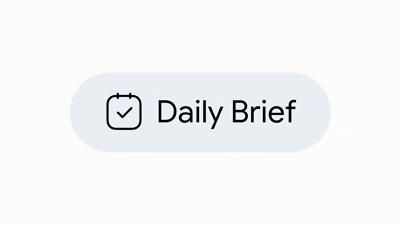 Gemini's Daily Brief feature in action