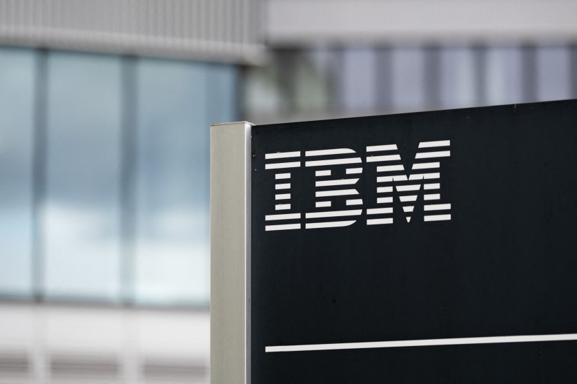 logo US firm IBM pictured sidelines event