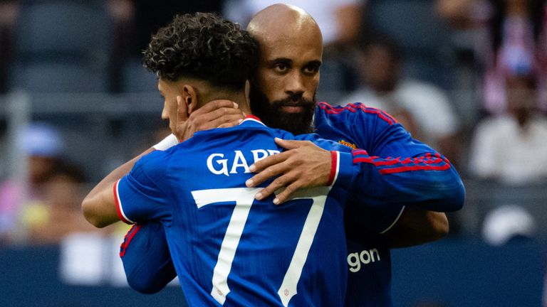 JJ Gabriel made his maiden first team appearance when he replaced Bryan Mbeumo during a pre-season game against Atletico Madrid in pre-season