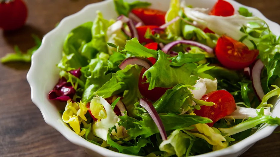 Fresh mix salad leaves