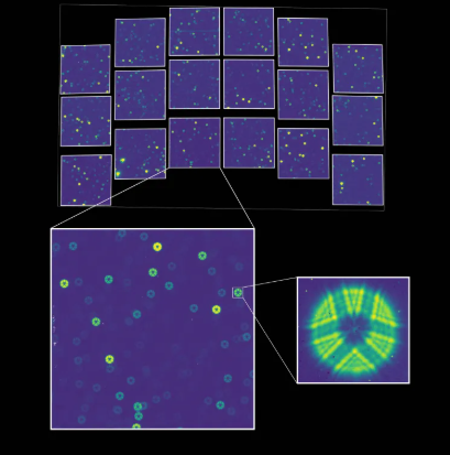NASA Roman Space Telescope Captures First Green Ring Test Image