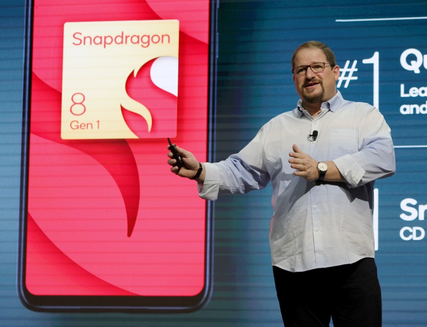 Qualcomm Inc President CEO Cristiano Amon speaks