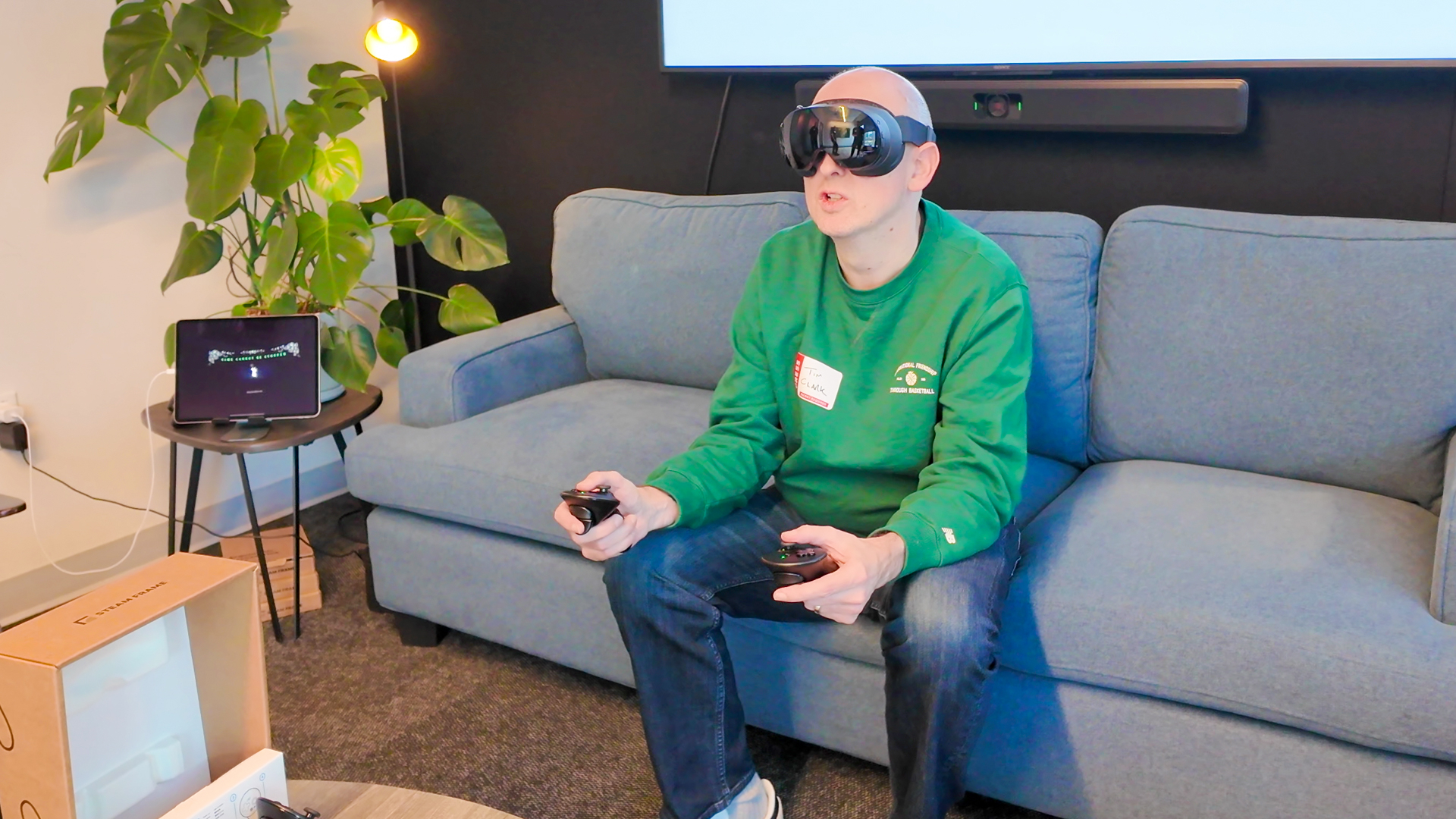 PC Gamer's own Tim Clark takes the Steam Frame for a spin in standalone mode.