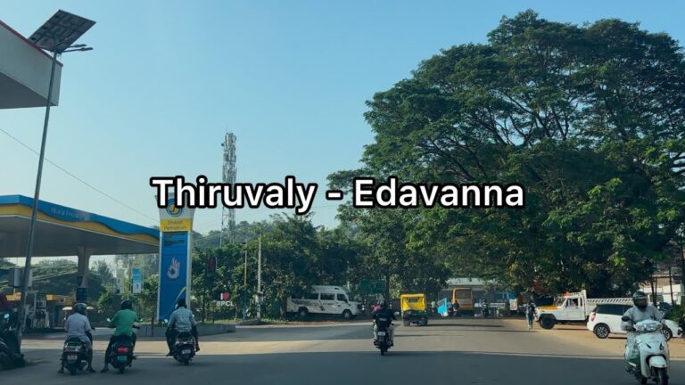 Thiruvaly to Edavanna road trip | 4K