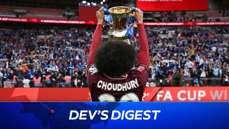 Dev’s Digest: Hamza Choudhury’s FA Cup final shirt up for grabs, award-winning pair stand with Zidane Iqbal, Dilan Markanday opens up on wonder-goal | Football News